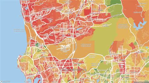 San Diego County Ca Violent Crime Rates And Maps Crimegrade Org
