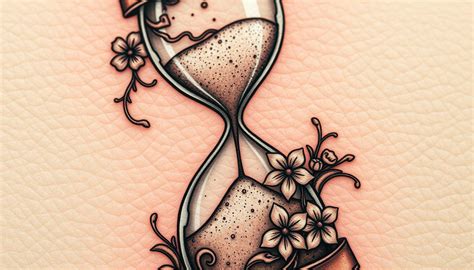Sand Timer Drawing Tattoo Sand Timer Drawing Tattoo