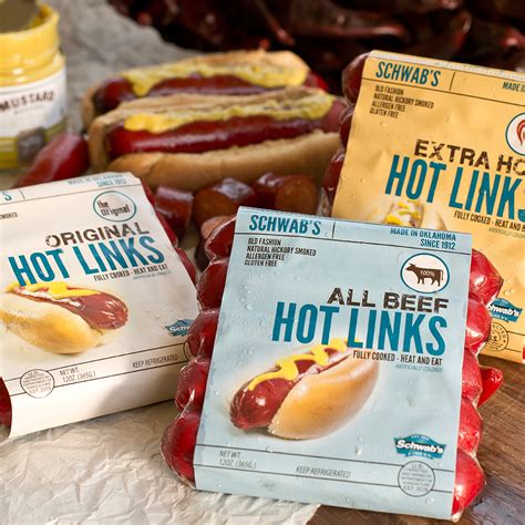Schwab S World Famous Hot Links Schwab Meat