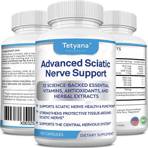 Sciatic Nerve Health Support Supplement
