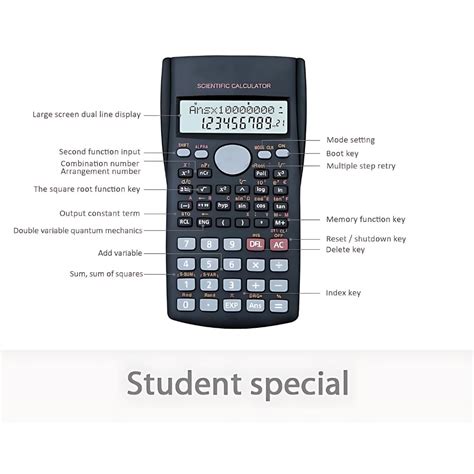 Scientific Calculators Scientific Calculator For Secondary School 12 Digit Double 2 Line Display Calculator Staples