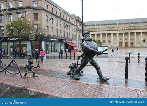Scotland Dundee High Street October 16 2014 Desperate Dan And