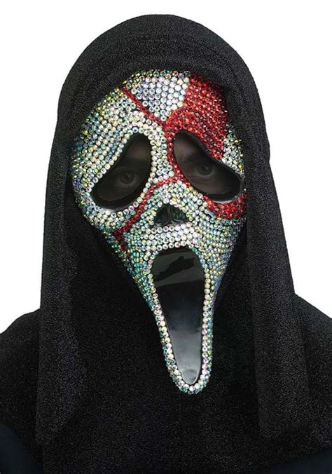 Scream Ghost Face Bloody Bling Mask Costume Fantasycostumes Com