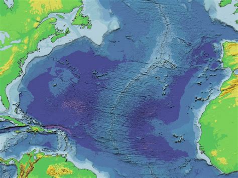 Sea Floor Sunday 7 Bathymetry Of Northeastern Atlantic Ocean Wired