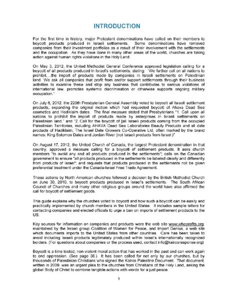 Seizing The Mandate Boycott Settlements Companies