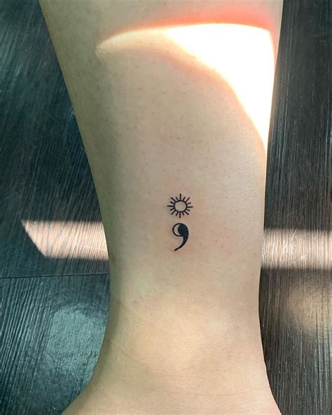 Semicolon Tattoos For Women Ideas And Designs For Girls