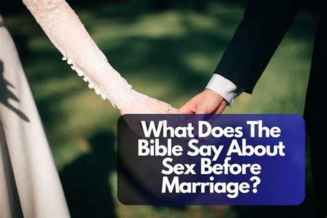 Sexual Purity: Biblical Perspective on Pre-Marital Sex
