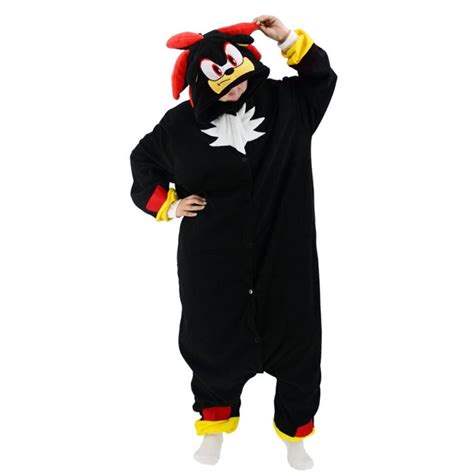 Shadow Onesie Adults Sonic The Hedgehog 3 Shadow The Hedgehog Costume Large Extra Large 42 46 Shadow Costume From Sonic