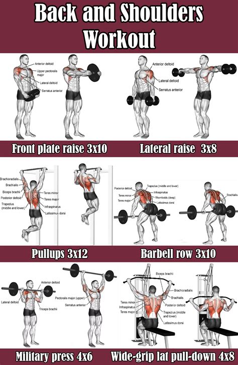 Shoulder Workout Routine Shoulder Workout Bodybuilding Workouts