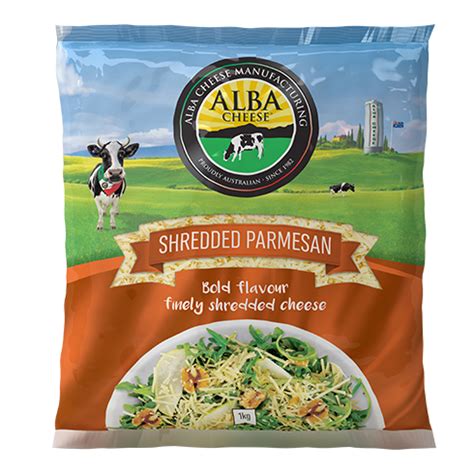 Shredded Parmesan Alba Cheese