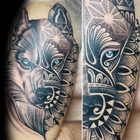 Siberian Husky Tattoo