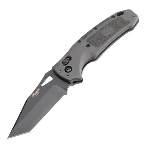 Sig36362 Couteau Hogue Sig Sauer K320 Able Lock Gray Tanto Lame Acier