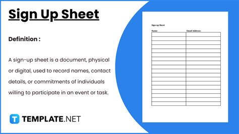 Sign Up Sheet Template For Google Docs Free Download On Docs Amp Slides