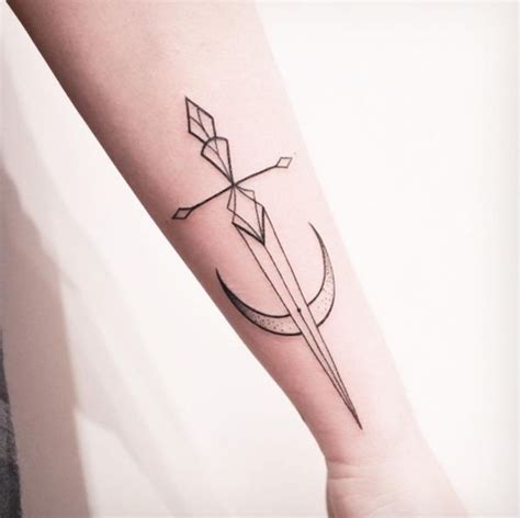 Simple Dagger Tattoos