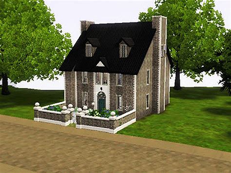 Sims 3 Cute Stone House By Simsrepublic On Deviantart