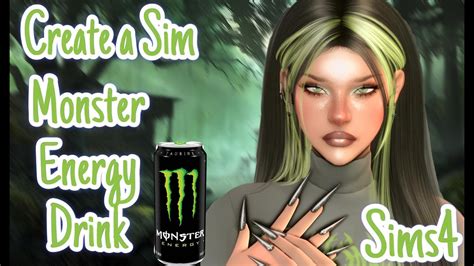 Sims 4 Create A Sim All Ccs Monster Energy Drink Sims 4 Sim