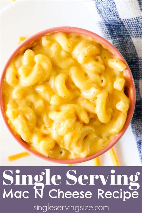 Single Serving No Fuss Mac N Cheese Mother Would Know