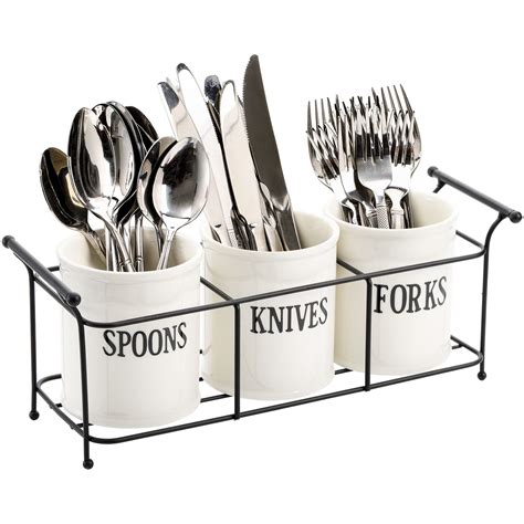 Sink Utensil Holder Plastic Silverware Caddy With Metal Rack Utensil Holder For Party Cutlery Flatware Organizer For Kitchen Countertop Forks Spoons Knives Storage For Picnic Camping Outdoor Buffet White Kitchen Utensils Holder Sink Utensil Holder Plastic Silverware Caddy With Metal Rack Utensil Holder For Party Cutlery Flatware Organizer For Kitchen Countertop Forks Spoons Knives Storage For Picnic Camping Outdoor Buffet White Kitchen Utensils Holder