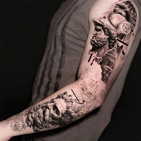 Sleeve Tattoos Greek Gods