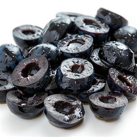 Sliced Black Olives Premium Ai Generated Image Sliced Black Olives Premium Ai Generated Image