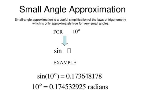 Mastering Small Angle Approximation: Simplify Trigonometry with This Essential Guide