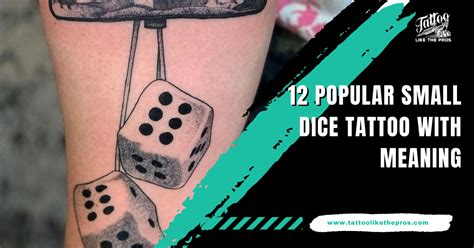 Small Dice Tattoo Ideas At Sarah Plank Blog