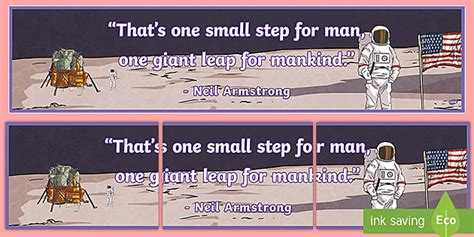 Small Step For Man Display Banner