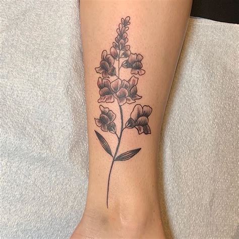 Snapdragon Flower Tattoo Snapdragon Flower Tattoo