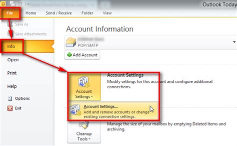 Solved Delete Email From Server Using Outlook 2010 Windows 10 Forums