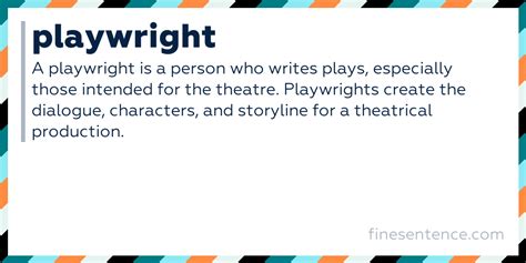 Playwright Uncovered: Discover What Someone Who Writes Plays Is Known As