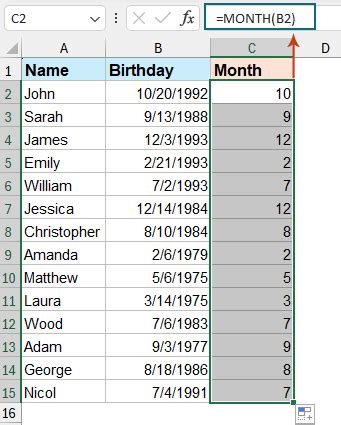 Sort Birthdays By Month Only In Excel Full Guide Sort Birthdays By Month Only In Excel Full Guide