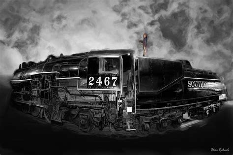 Southern Pacific 2467 Steam Engine 1921 By Blake Richards