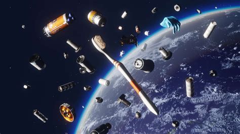 Space Trash Or Space Debris Pollution In Space Space Junk Map