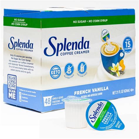 Splenda French Vanilla Coffee Creamer Cups Splenda Splenda French Vanilla Coffee Creamer Cups Splenda
