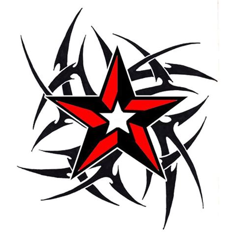 Star Tribal Tattoo Designs