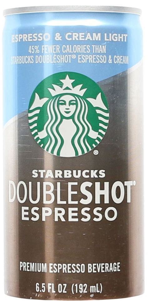 Starbucks Doubleshot Espresso Light 6 5Oz Walmart Com