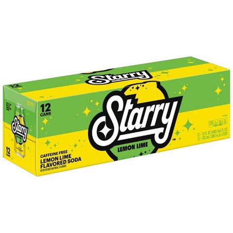 Starry Lemon Lime Soda 12Pk 12 Fl Oz Cans Target