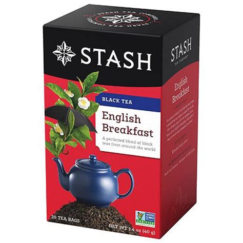 Stash English Breakfast Tea Bags 20Ct Prestogeorge Coffee Tea