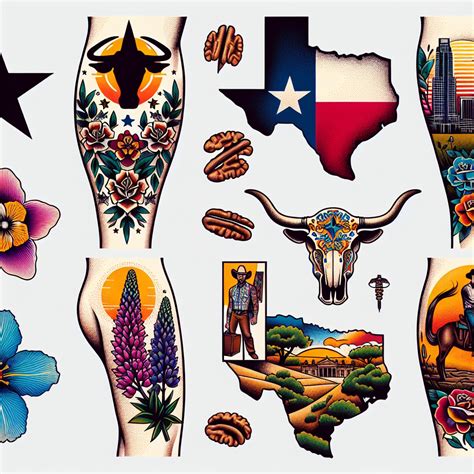 State Of Texas Tattoo Ideas Calaverastattoos Com