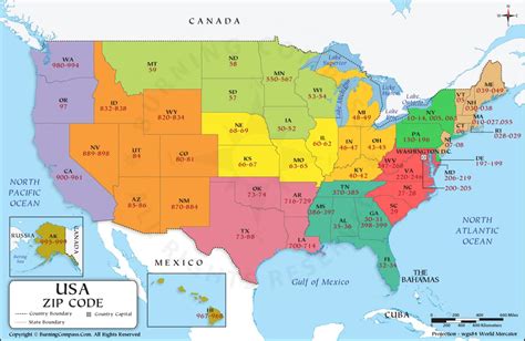 State Zip Codes In Usa