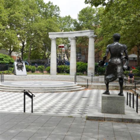 Statue Of Sophocles Will Complete Athens Square Park Queens Gazette