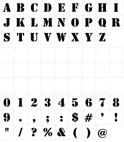 Stencil Typeface Wikipedia