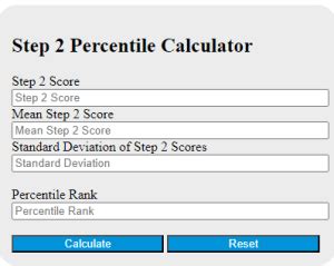 Step 2 Percentile Calculator Calculator Academy
