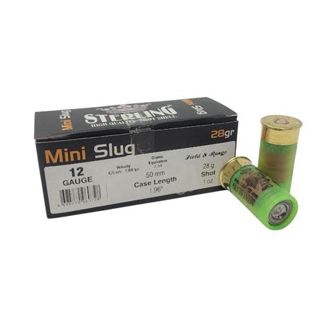 Sterling Tactical Series 12 Gauge Mini Slug Sterling Sterling Tactical Series 12 Gauge Mini Slug Sterling