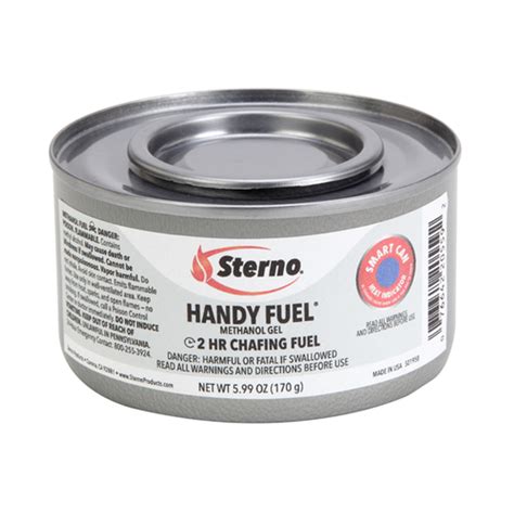 Sterno 20388 2 Hour Methanol Gel Room Sterno Handy Fuel Chafing Fuel