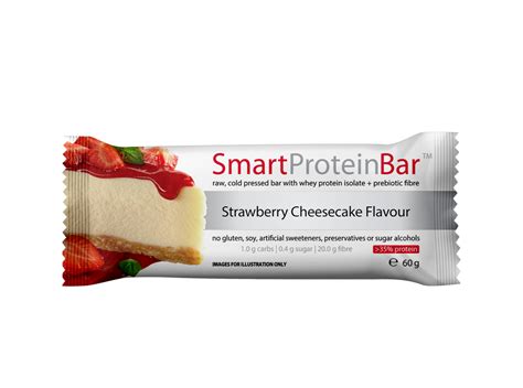 Strawberry Cheesecake Smart Bar Smart Bars For Health Conscious