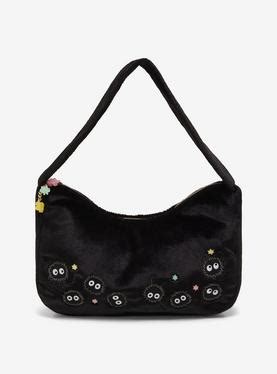 Studio Ghibli Spirited Away Soot Sprite Fuzzy Shoulder Bag Hot Topic