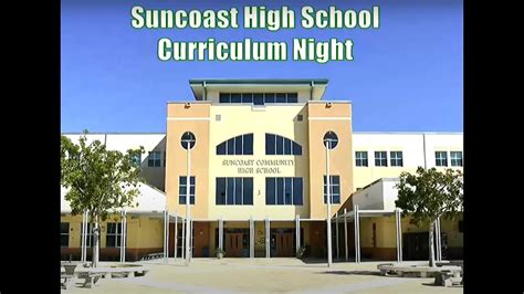 Suncoast Curriculum Night 2023 2024