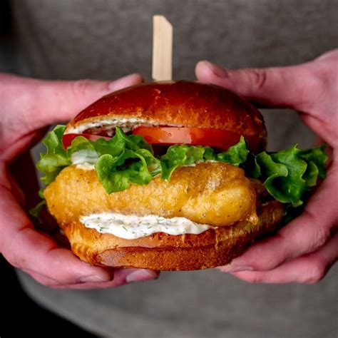 Sweet And Delicate Alaskan Halibut Mkaes Great Sandwich