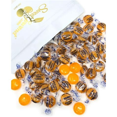 Sweetgourmet Bulk Sugar Free Butterscotch Buttons Hard Candy 3 Pounds